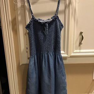 Small denim min dress